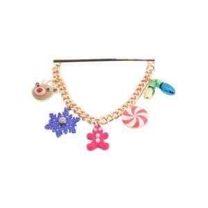 BETSEY JOHNSON multi Holiday Charm Pin